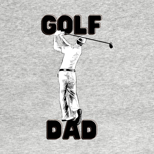 Golf dad Shirt, Hoodie, Apparel, Mug, Sticker, Gift design by SimpliciTShirt